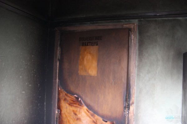 Пожар в подъезде дома